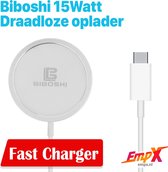 Draadloze Oplader - USB-C - Oplader iPhone - 11 / X / XS / XR / 8 - Oplader Samsung - S20 / S10 / S9 / S8 / S7 - Huawei - Airpods / Galaxy Buds / Earbuds - Smartwatch / Apple Watch / Galaxy W
