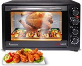 oven met convectie (45L) Duitse versie, 2x bakplaat, ovenwanten, receptenboekje, 13 programma's, LED-display, timer, draaispit, 2000W