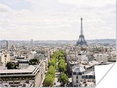 Poster Parijs skyline - 80x60 cm