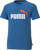 Puma Essentials kinder sport T-shirt - Blauw - Maat 140