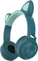 Koptelefoon Kinderen - Kinder Headset - Koptelefoon met Bluetooth - Zachte Oorkussens Koptelefoon voor Kinderen - blauw