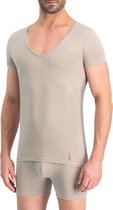 Noshirt Nature Heren Duurzame Ondershirts Diepe V-hals Invisible khaki - maat S