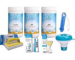 WAYS - Zwembad Onderhoud - Onderhoudspakket Medium - Van 2500 tot 25.000 liter