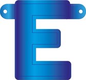 Folat Slingerletter E 12,5 X 11 Cm Karton Blauw
