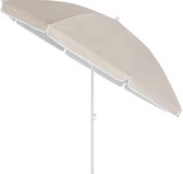 Bol.com Kingsleeve Parasol 180cm UV 50+ Kantelbaar Waterafstotend Strand Beige aanbieding