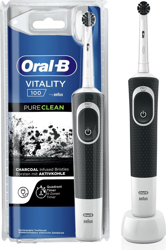 Oral-B Vitality 80352937 brosse à dents électrique Adulte Brosse à dents  rotative... | bol