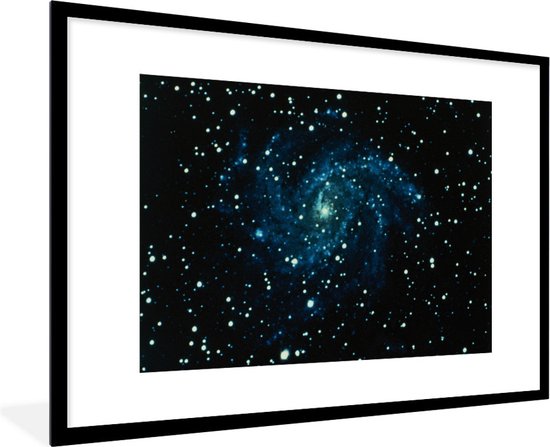 Fotolijst incl. Poster - Melkweg uit het zonnestelsel - 90x60 cm - Posterlijst