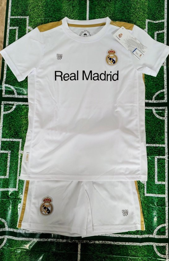 viool Socialistisch Religieus Real Madrid - officiële licentie voetbaltenue Wit - maat 10 (140) | bol.com
