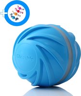 Wickedball Waterbestendig Automatische Rollende Honden Speelgoed Bal - 8 cm Interactieve Speelbal Bijtbestendig 3 standen USB Oplaadbaar Dog Toys