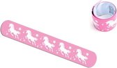 Klaparmband Eenhoorn | Unicorns | Licht Roze