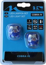 Fietsverlichting set Led Cobra 220634 Blauw