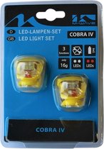 Fietsverlichting set Led Cobra 220636 Geel