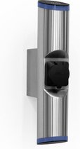 Electrify eBox sr10 laadstation  / SMART / 11kW, geborsteld RVS laadpaal wallbox Wifi | App |