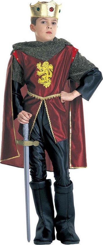 "Middeleeuwse koning outfit voor jongens  - Kinderkostuums - 128-140"