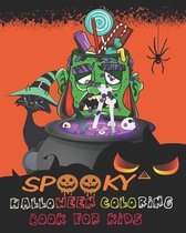 Spooky Halloween Coloring Book For Kids