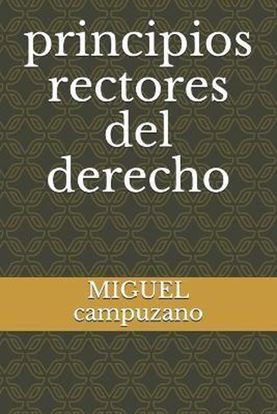 principios rectores del derecho - cover