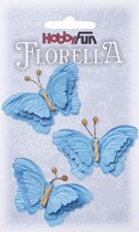 FLORELLA-Vlinders blau, 6cm
