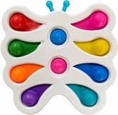 Pop It Fidget Toys - Anti Stress Speelgoed Vlinder Wit - Gezien op TikTok