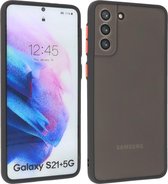 Samsung Galaxy S21 Plus Hoesje Hard Case Backcover Telefoonhoesje Zwart