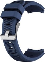 Strap-it siliconen horlogeband 22mm universeel - donkerblauw