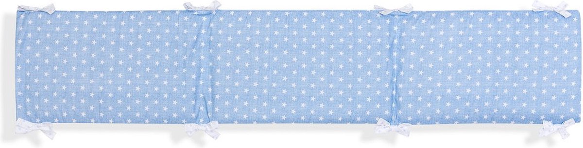 Interbaby Boxkleed Ster Junior 40 X 185 Cm Katoen Blauw