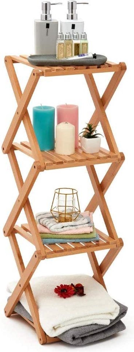 Display Stand Voor Wenskaarten En Postkaarten | 4 Laags Houten En Acryl