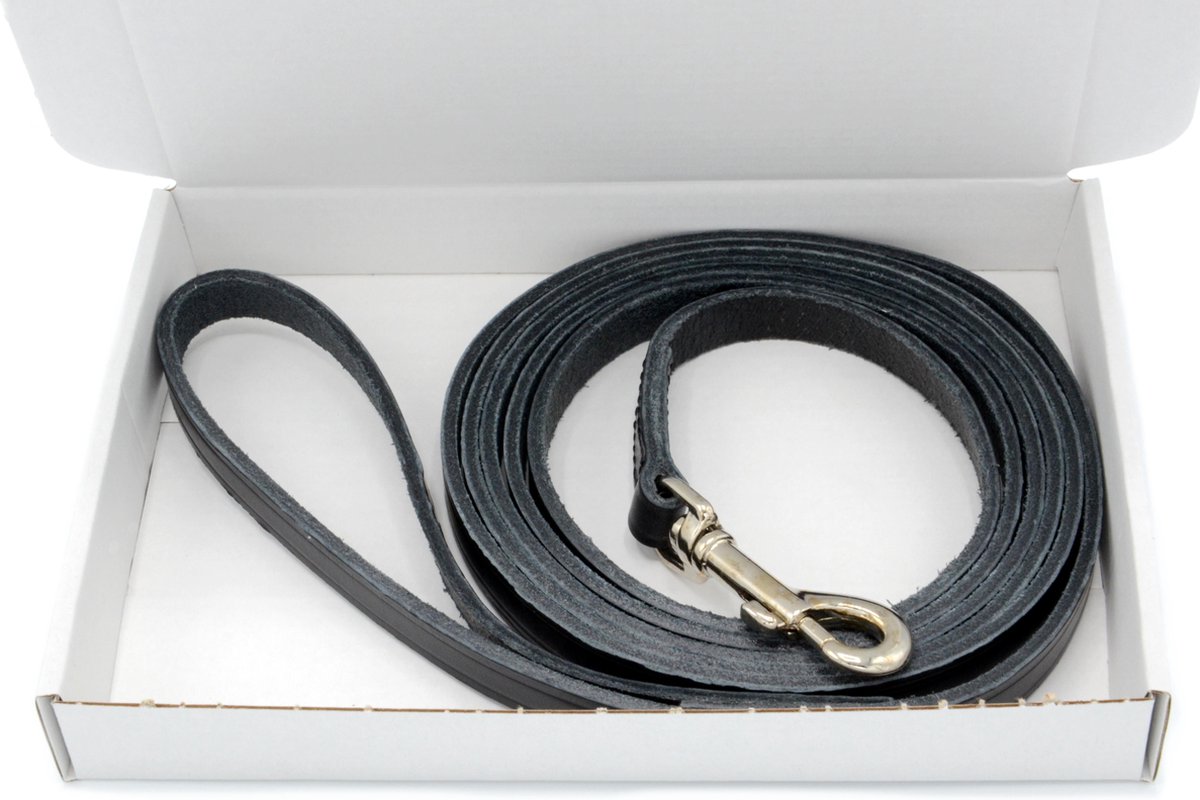 Hondenriem - Leer - Bruin - 200x18 cm Hondenriem - Leer - Bruin - 200x18 cm