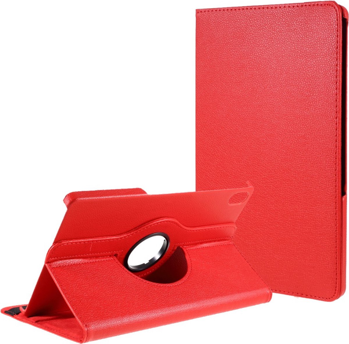Tablethoes geschikt voor Lenovo Tab P11 / P11 Plus Hoesje - 360° Rotating Book Case - Rood
