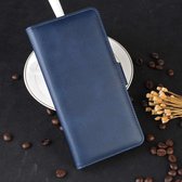 Samsung Galaxy S21 Ultra hoesje - MobyDefend Luxe Wallet Book Case (Sluiting Zijkant) - Blauw - GSM Hoesje - Telefoonhoesje Geschikt Voor: Samsung Galaxy S21 Ultra