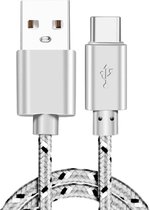 PS5 oplaadkabel 3 meter - USB C kabel voor PS5 - Ps5 accessoires - Nylon gevlochten wit