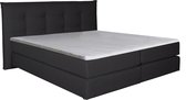 Boxspring George Antraciet 160x200 compleet inclusief topdekmatras