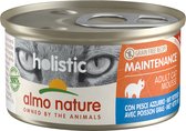 Almo Nature Natvoer voor Katten- Holistic Maintenance Mousse - Vette Vis - 24 x 85 gram