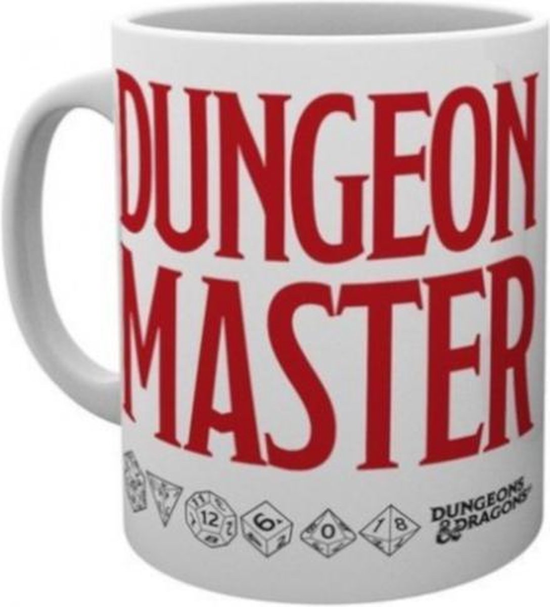 Dungeons & Dragons Mok Dungeon Master 325 Ml Keramiek Wit