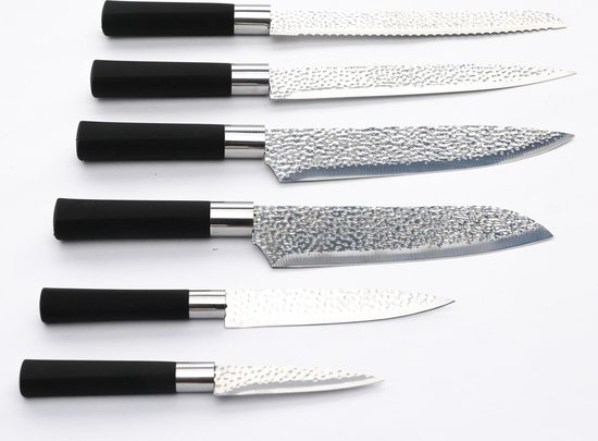 Blade Masters - Japanse messenset - Keukenmessen - Koksmes - Messensets - Japanse messen - Messenset - Fileermes - Messenblokken