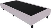 Bedworld Boxspring 70x200 - Linnenlook - Zilvergrijs (S84)