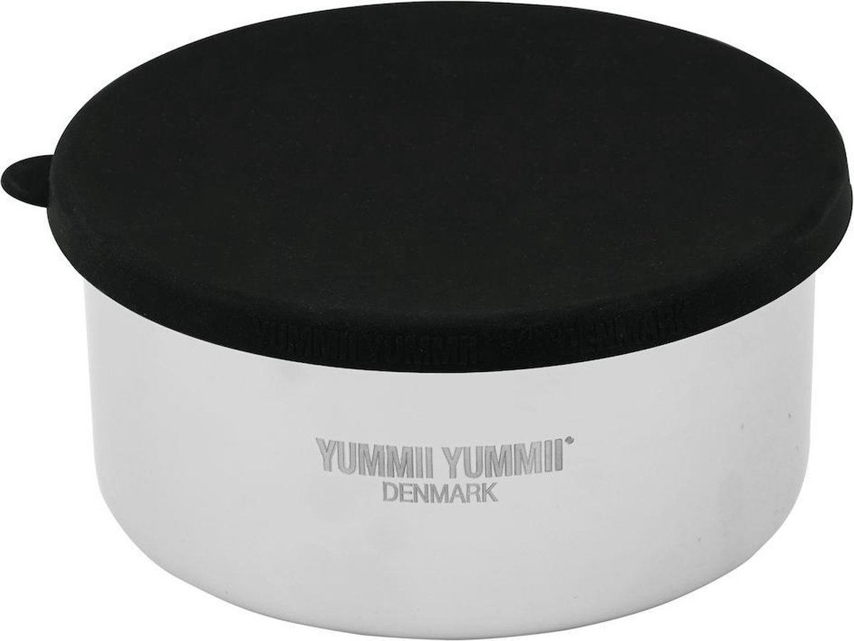 Yummii Yummii - Bento Container - Rond X-Large - 950ml - RVS - Stainless Steel