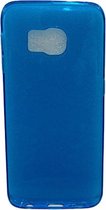 Samsung Galaxy S6 blauw Transparant back cover TPU hoesje