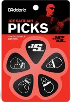 D'Addario Joe Satriani Black Plectrum 10-pack Medium 0.70 mm