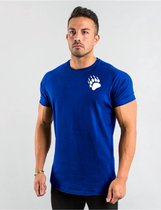 Sportshirt - t-shirt - men - large - blue - bear