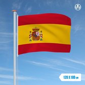 Vlag Spanje met wapen 120x180cm