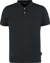 DNR Polo Zwart - Regular Fit - 100% katoen
