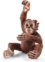 Schleich Orang-utan Young 14776 - Monkey Play Figure - Wild Life - 3.7 X 4 X 5.3 Cm
