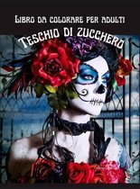 Libro da colorare per adulti Teschio di Zucchero