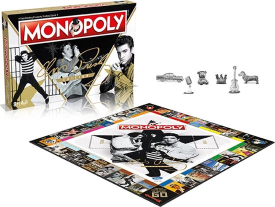 Thumbnail van een extra afbeelding van het spel Monopoly Elvis Presley Editie