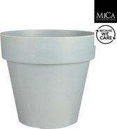 Mica Decorations Orion Bloempot voor Buiten - H28,5 x Ø30 cm - Plantenvezels - Lichtblauw