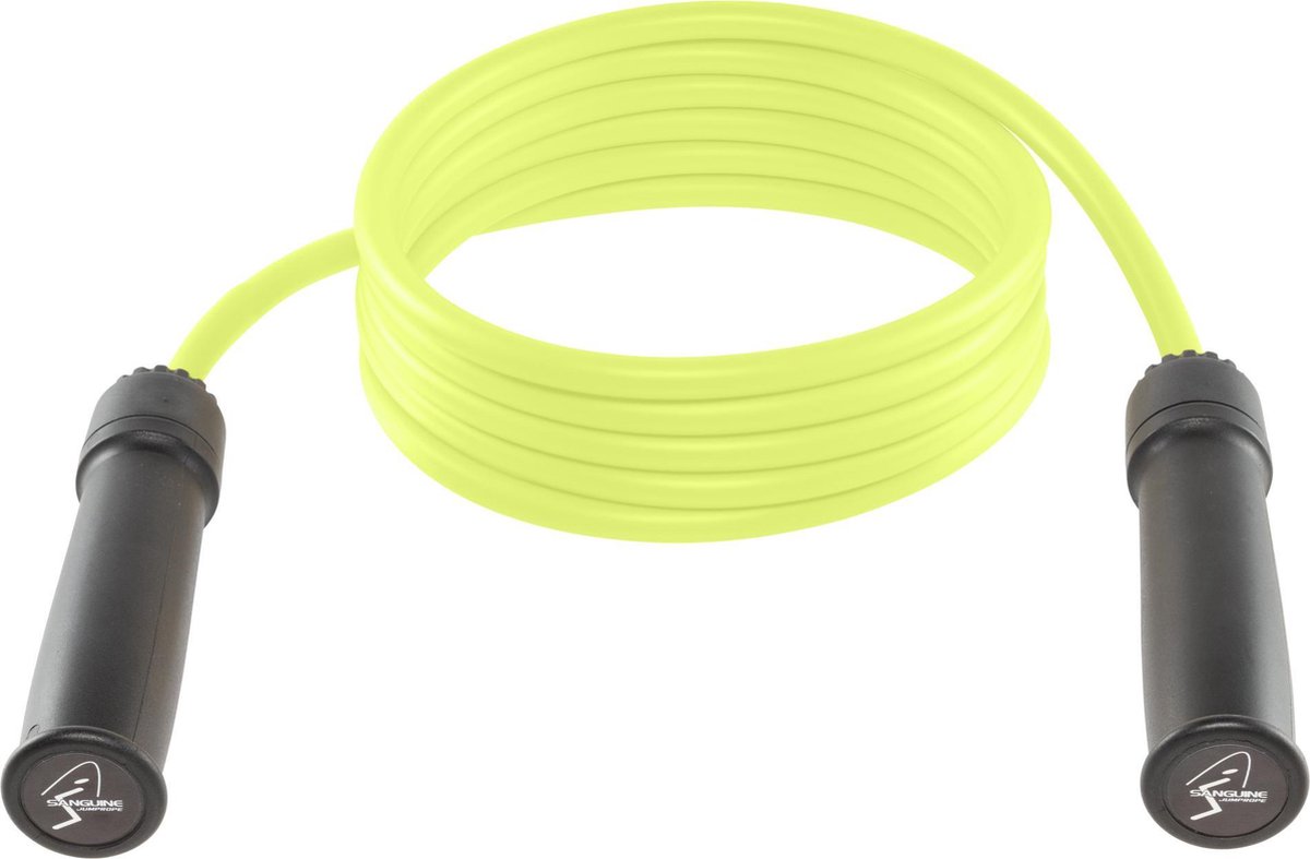 Sanguine Boxer's Thai style Heavy jump rope - ⌀10mm - 450gr - 305cm Electric Lime