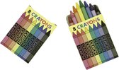 Uitdeelcadeautjes Waskrijtjes 20cm 6st