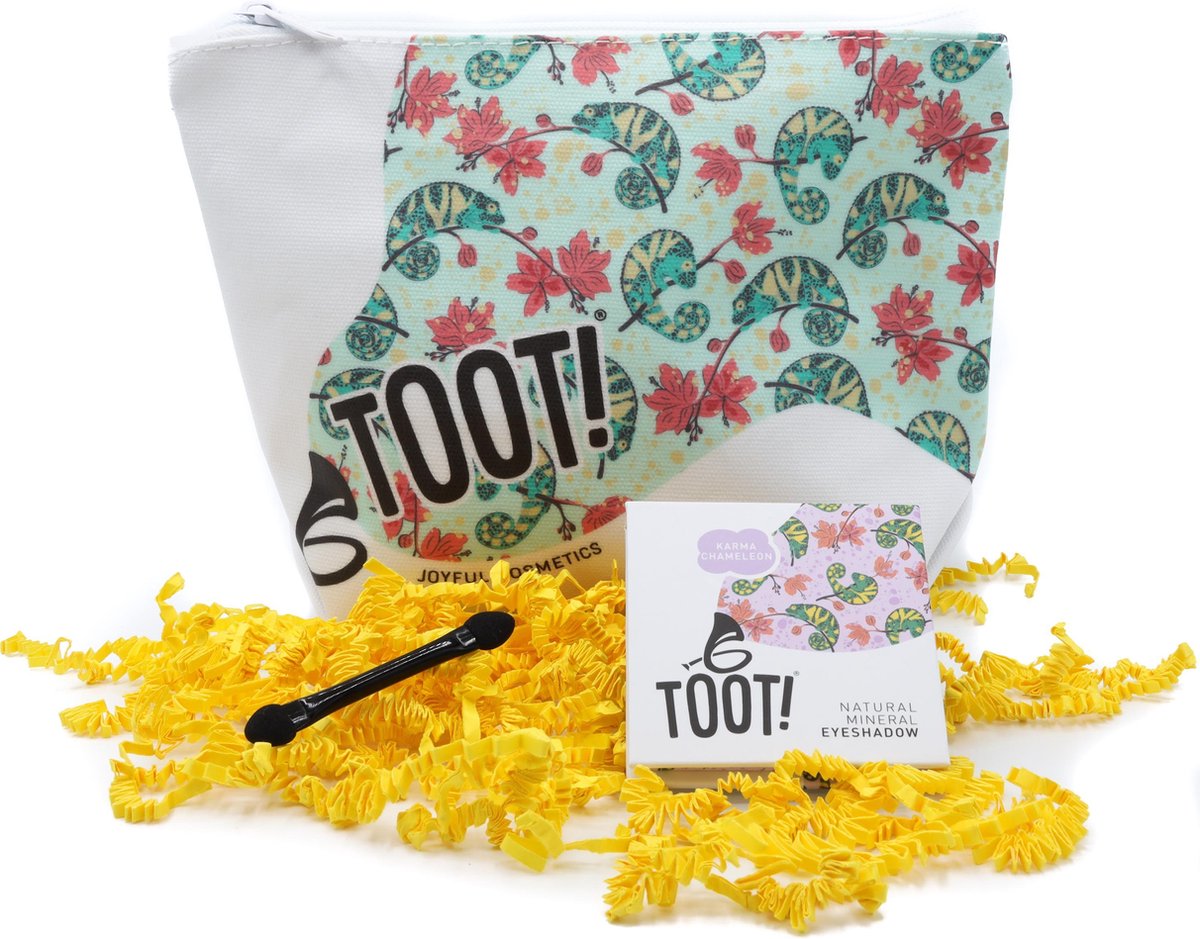 Goedkoopste TOOT! Natuurlijke Kinder Make up Set - Kameleon - Oogschaduw & Tasje