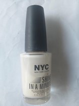 Nyc shine in a minute nail polish #100 classy creamy