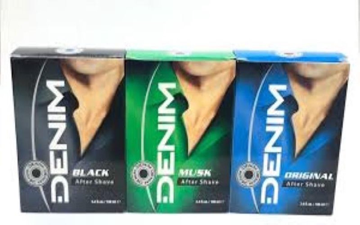 Denim After Shave MIX - Black / Musk / Original 3 x 100 ml